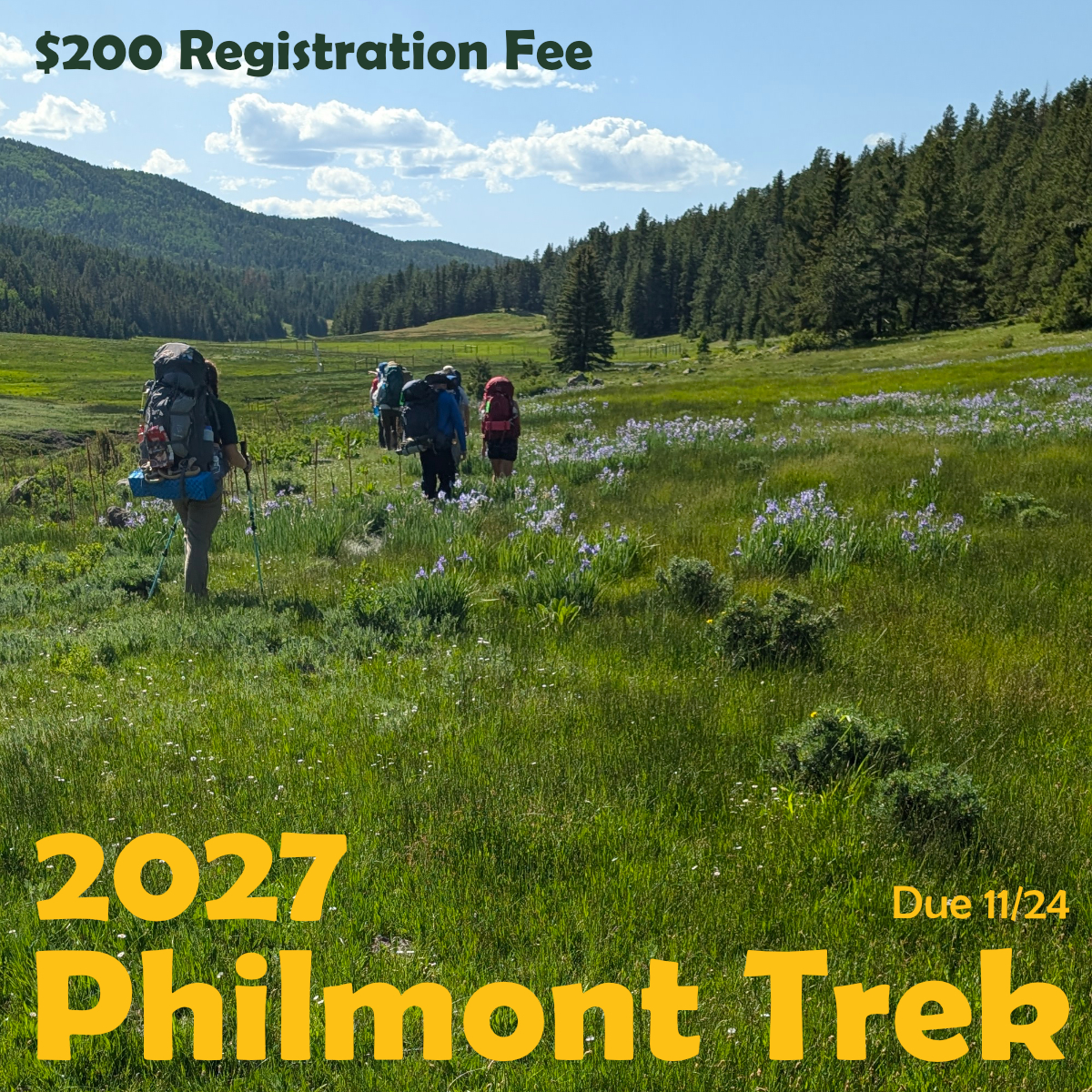 200 dollar philmont 2027 registration